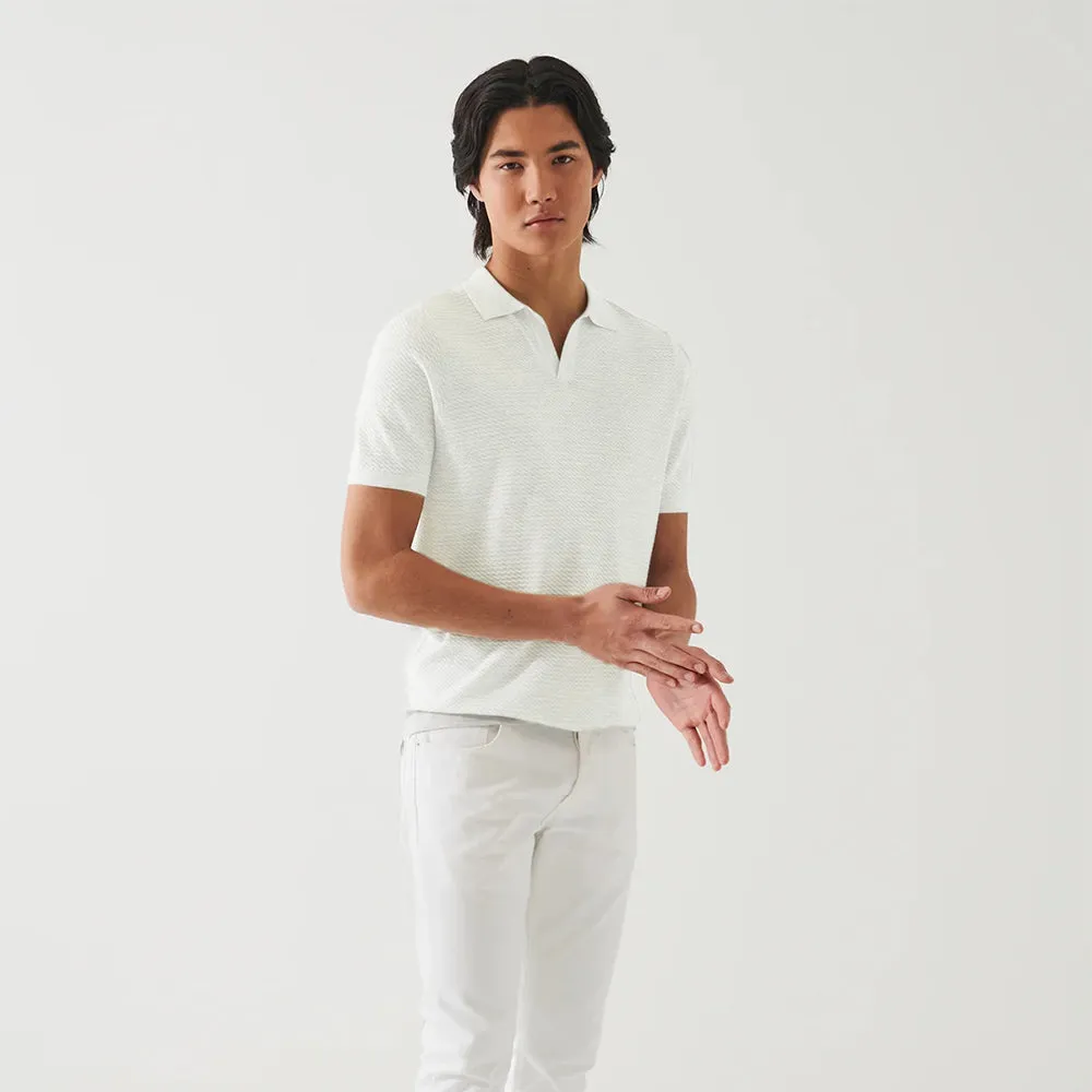 Patrick Assaraf Cotton Cupro Open Polo