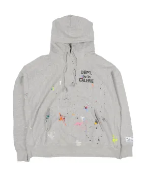 "DEPT. de la GALERIE" Paint Splatter Hoodie