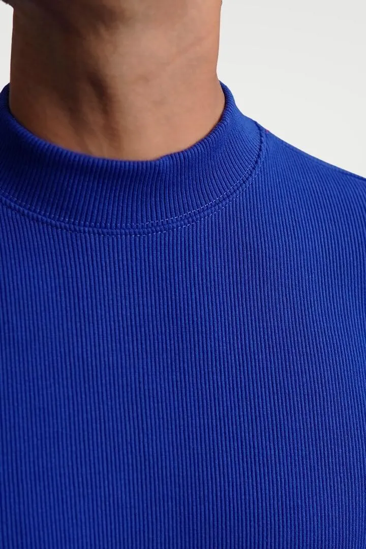 Royal Navy Mock Neck Sweatshirt