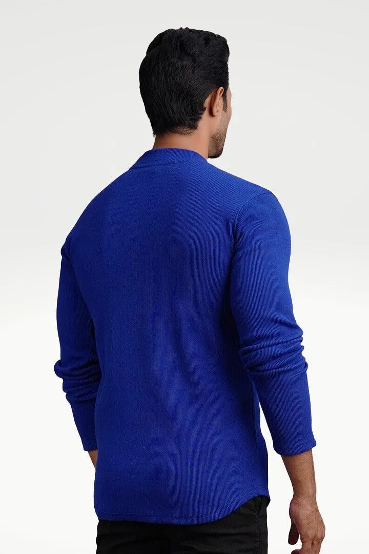 Royal Navy Mock Neck Sweatshirt