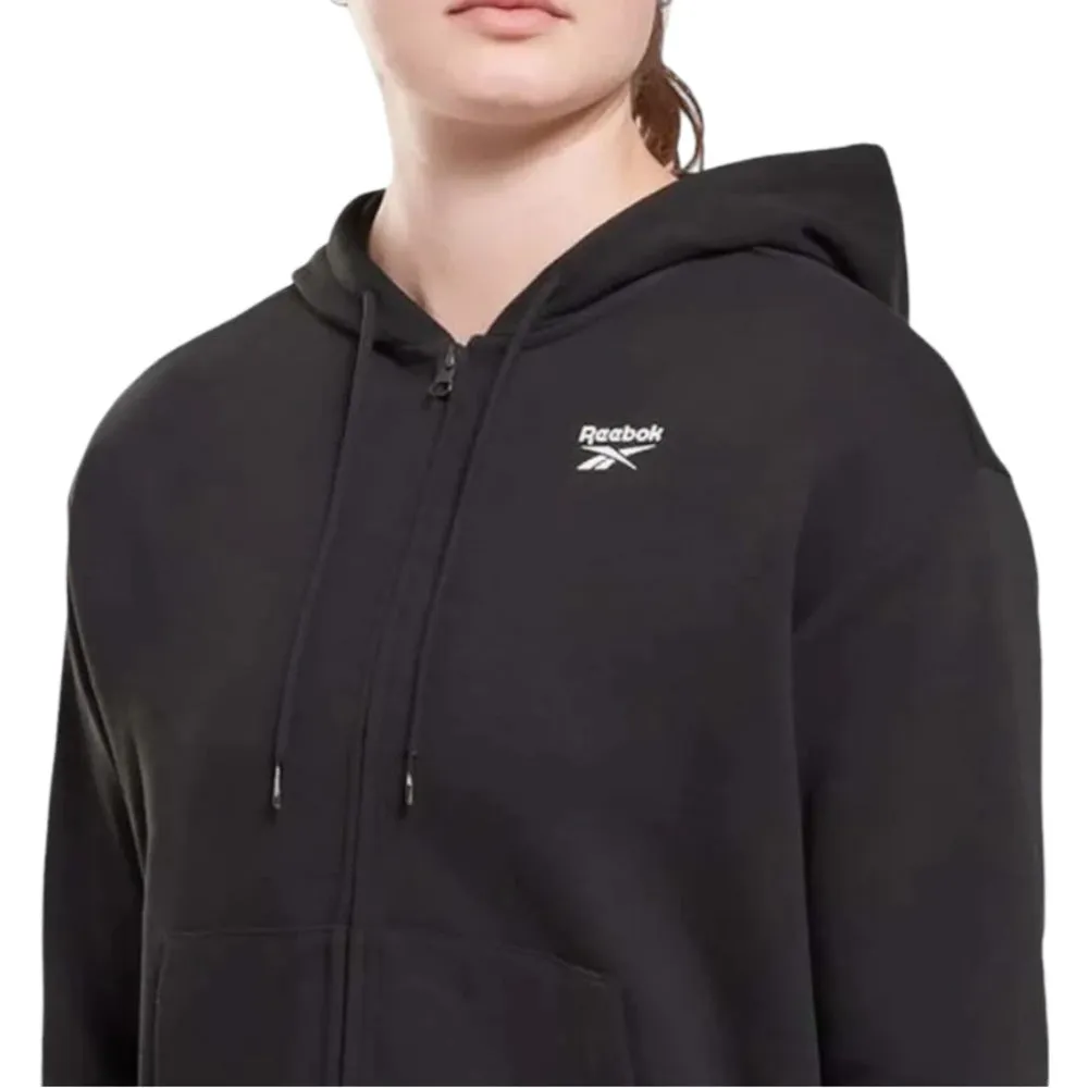 Sudadera con Gorro Reebok para Mujer RI SL French Terry Negro