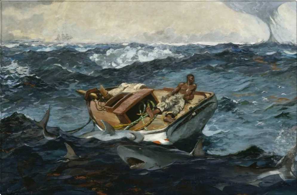 The Gulf Stream | Winslow Homer Masters Classic Art in Gallery Wrapped Canvas | Various Sizes