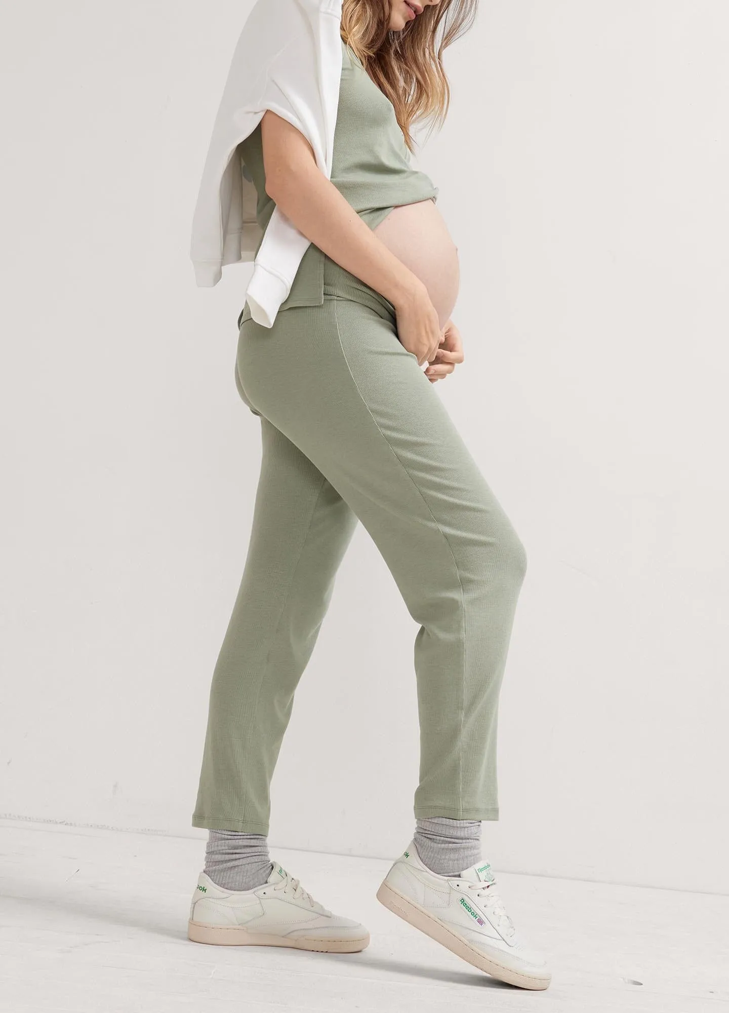 The Softest Rib Over/Under Lounge Pant