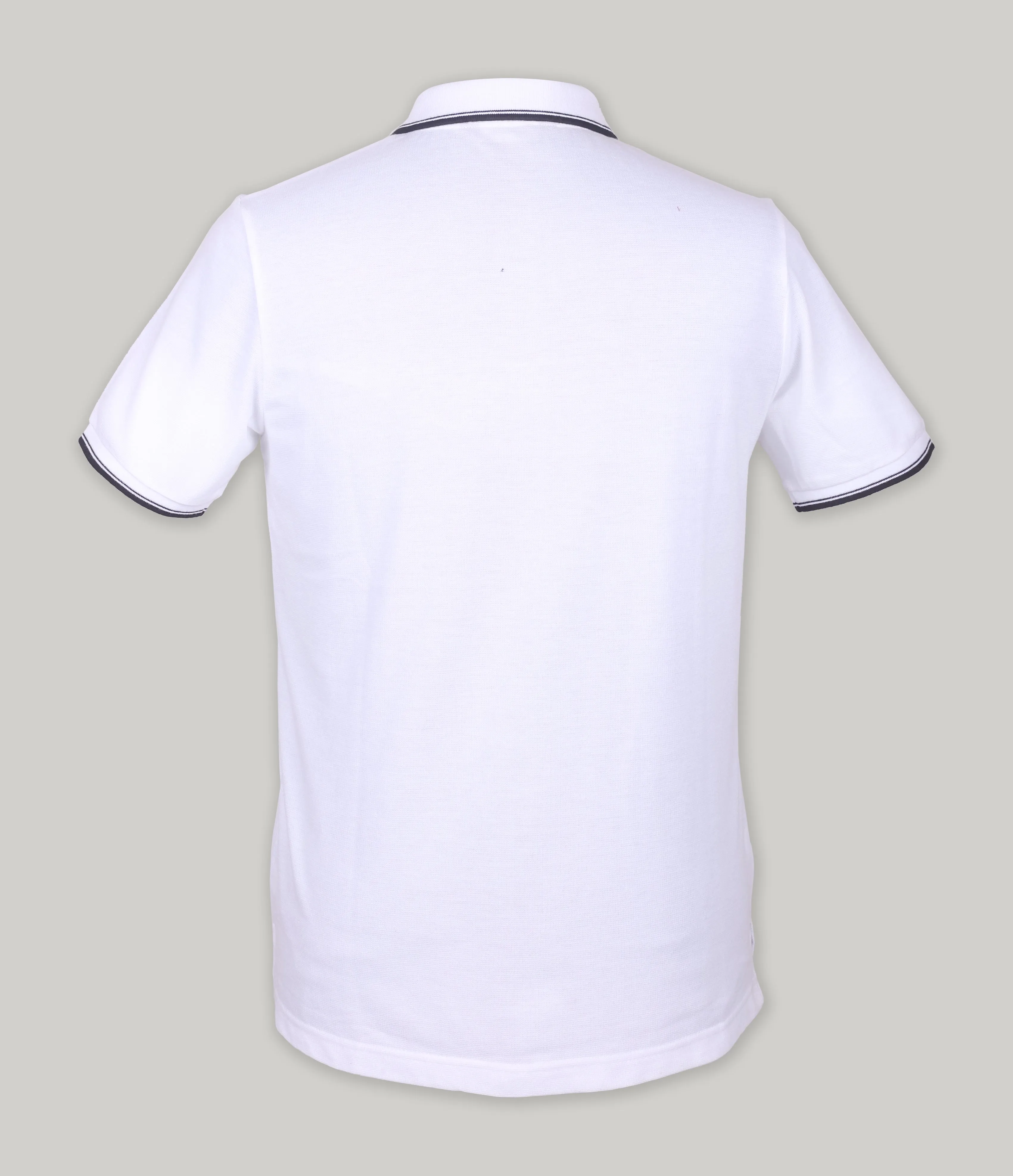 Tipped Collar Solid Polo