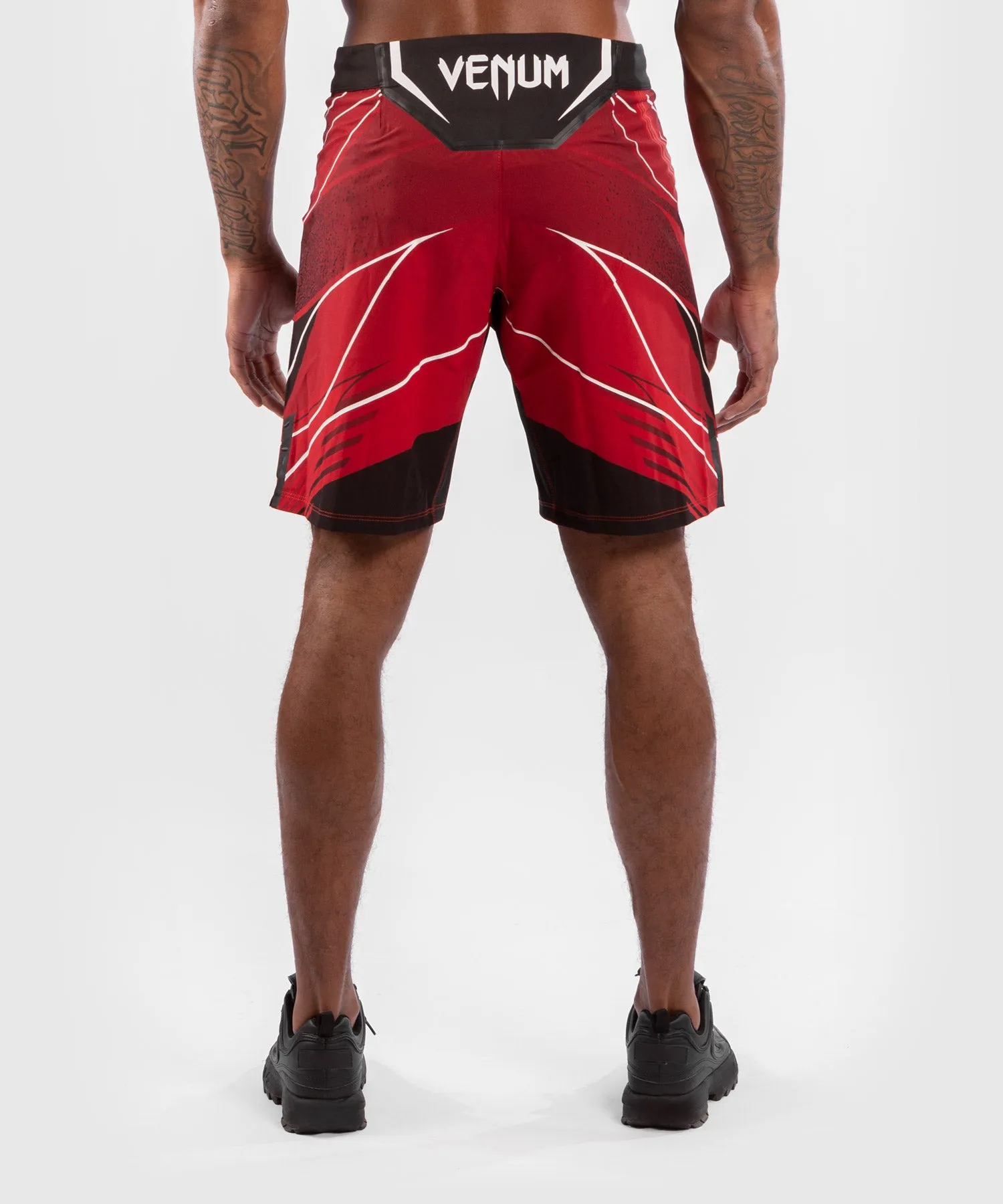 UFC Venum Authentic Fight Night Men's Shorts - Long Fit - Red