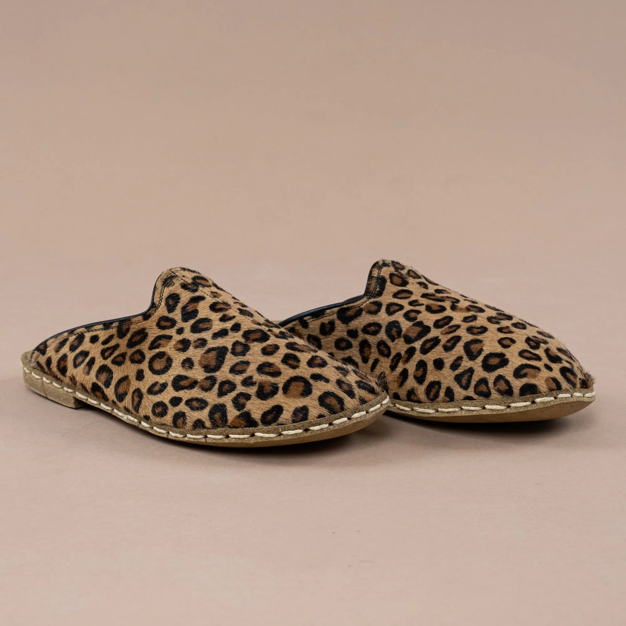 Women's Leopard Barefoot Slippers