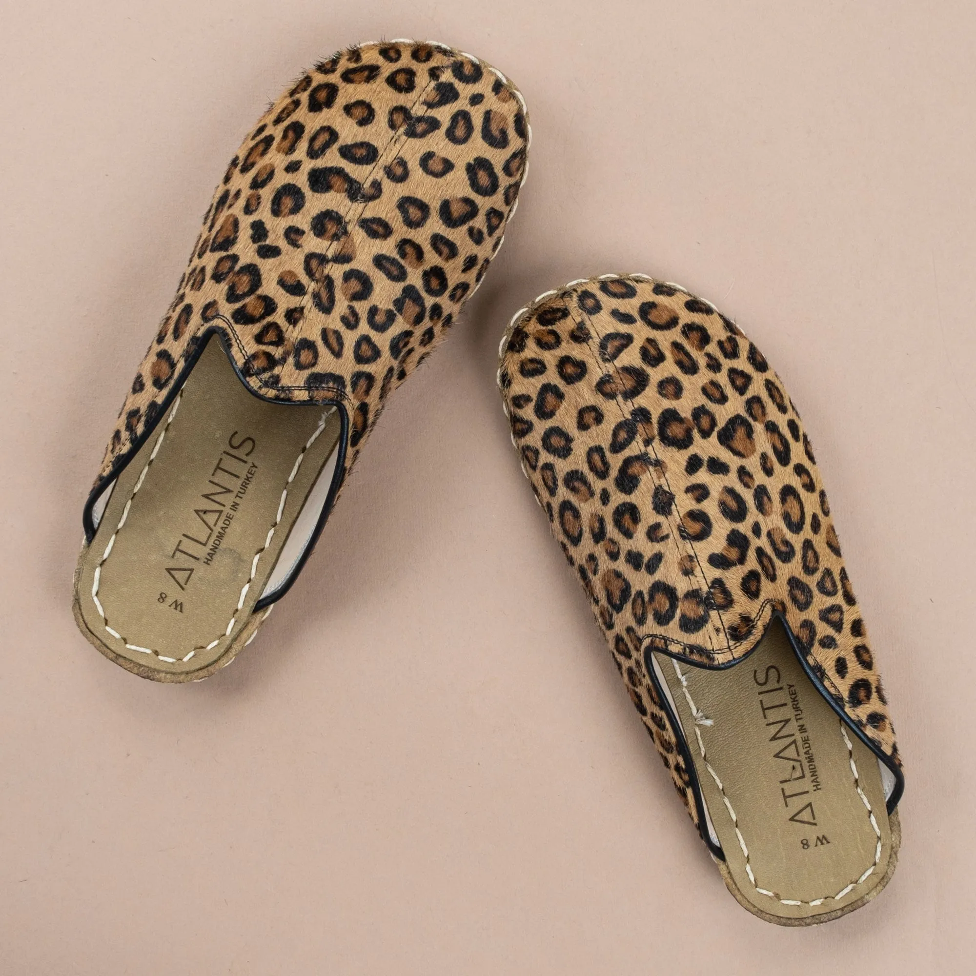 Women's Leopard Barefoot Slippers